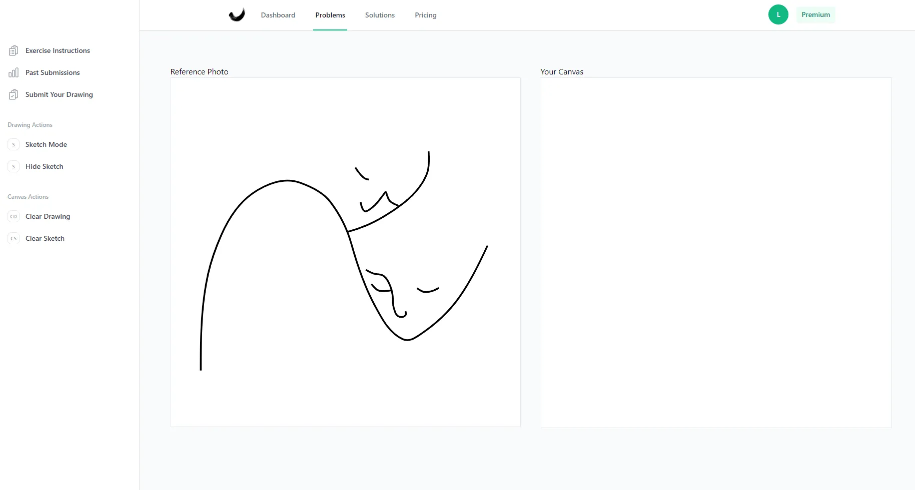 Web application designed to help people learn how to draw